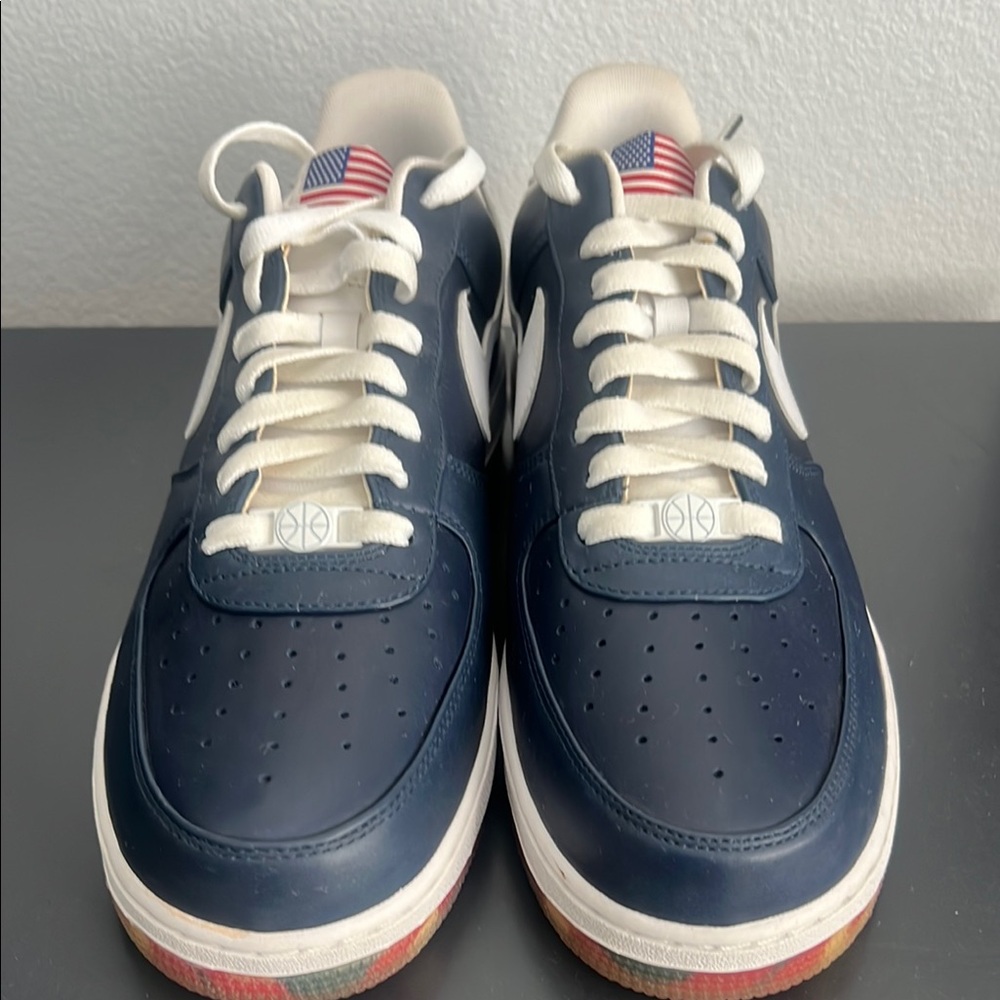 USA Nike Navy and White Sneakers